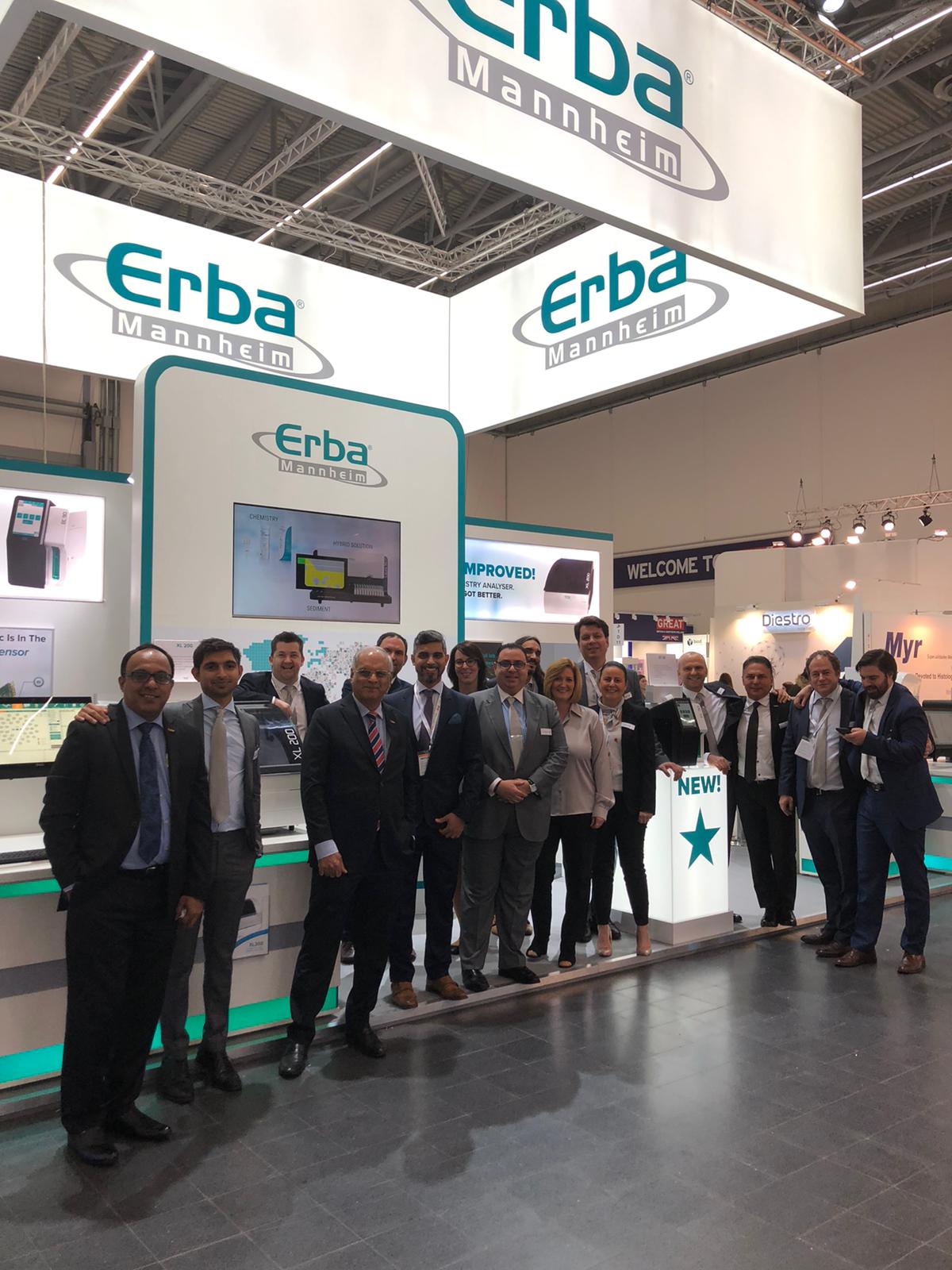 Team Erba at MEDICA